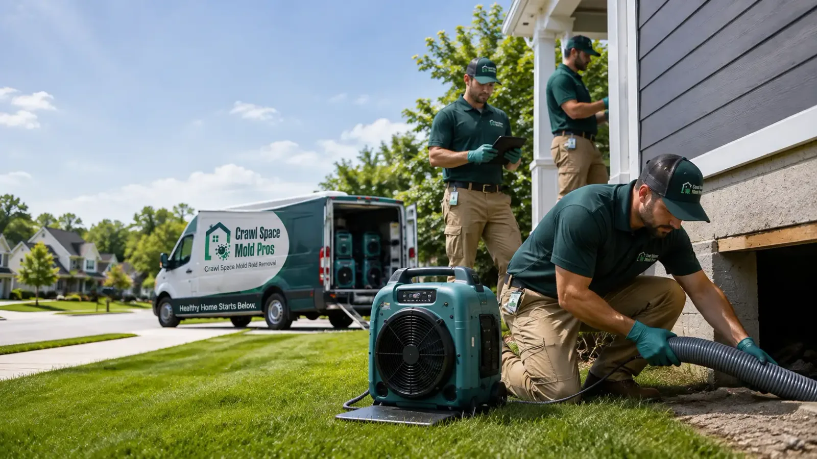 Crawl Space Mold Removal in Langsville, OH